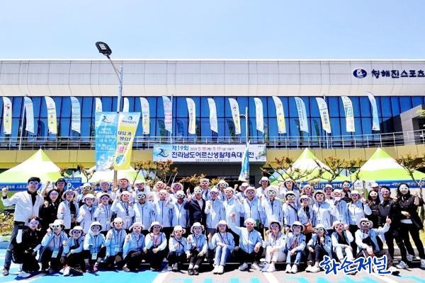 화순군선수단, 탁구 3위, 체조 3위...