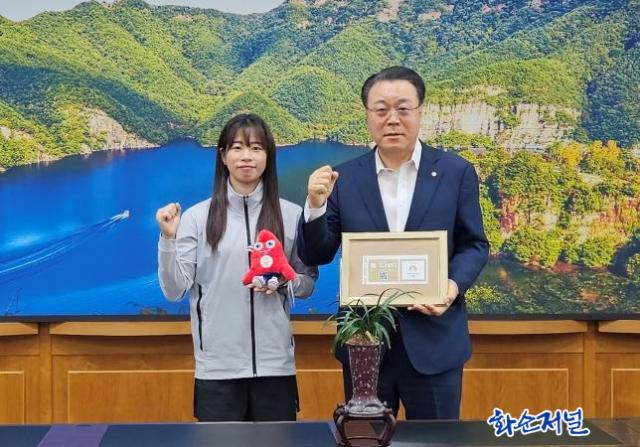 화순군청 임애지 선수, 파리올림픽 복...